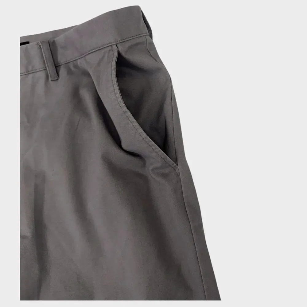 J. Crew Factory Flex Slim Mens 36 x 30 Gray Pants Cotton Polyester